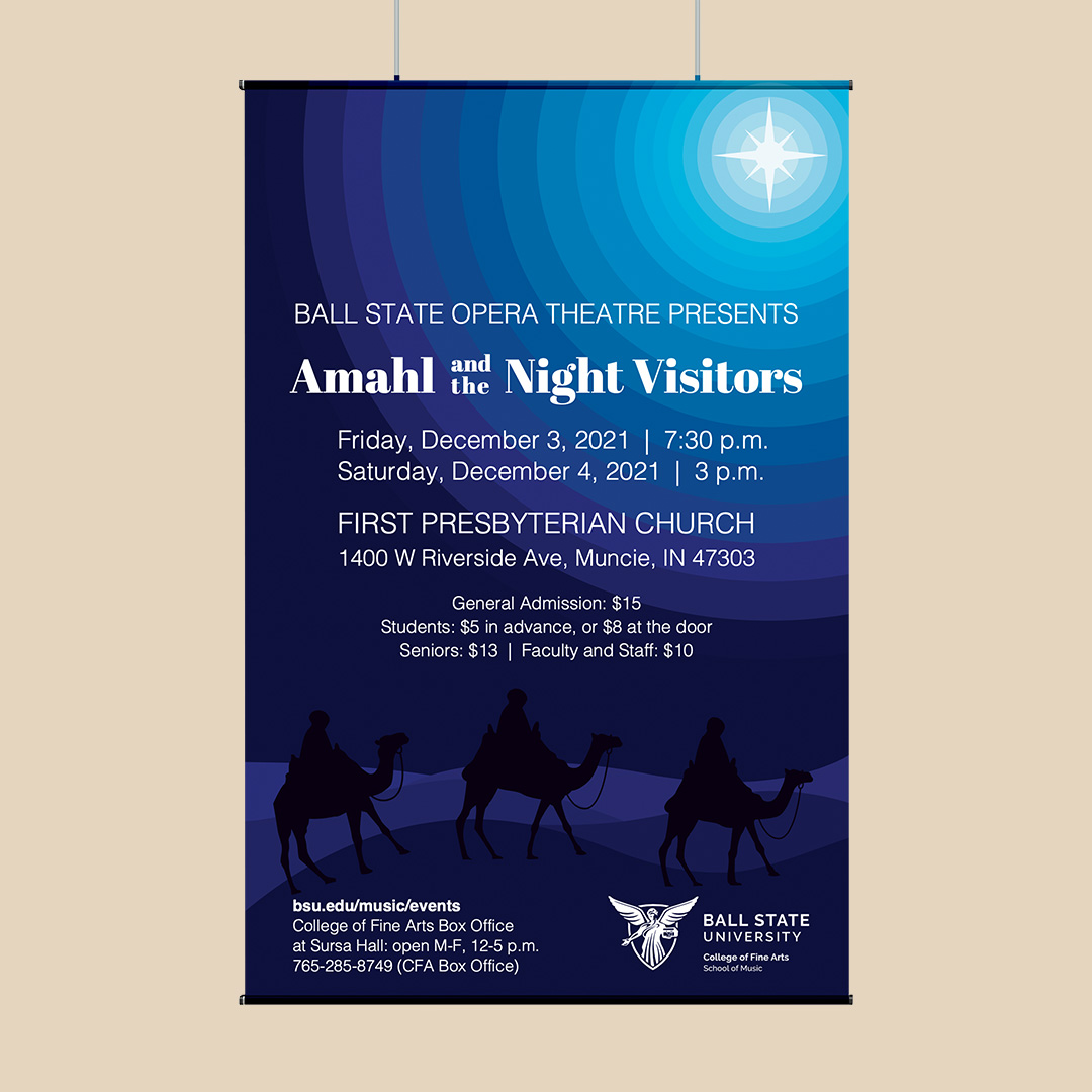 Opera theatre poster mockup