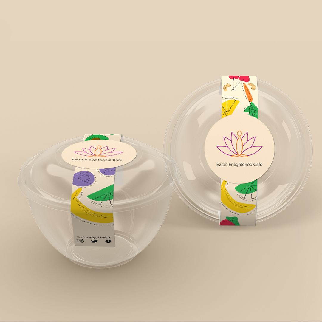to go food containers mockup