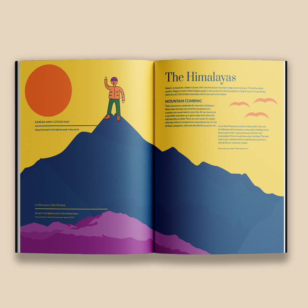 Himalaya pages mockup