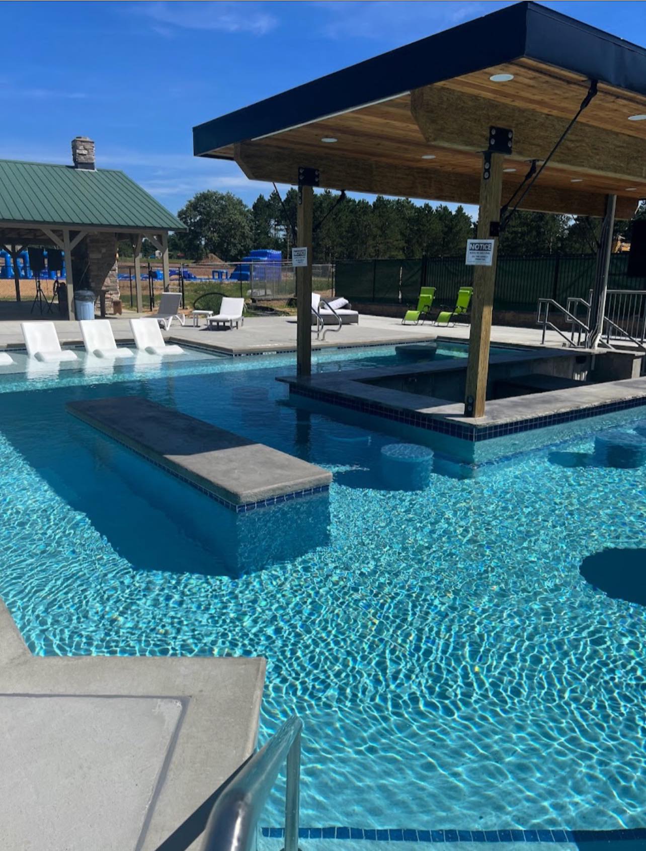 Emrick Lake Campground swimming pool