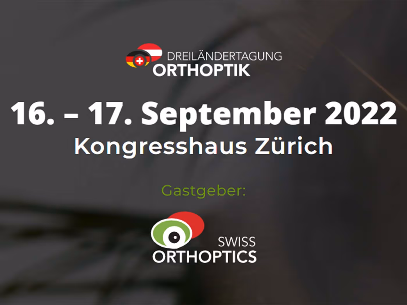 Dreiländertagung für Orthoptik