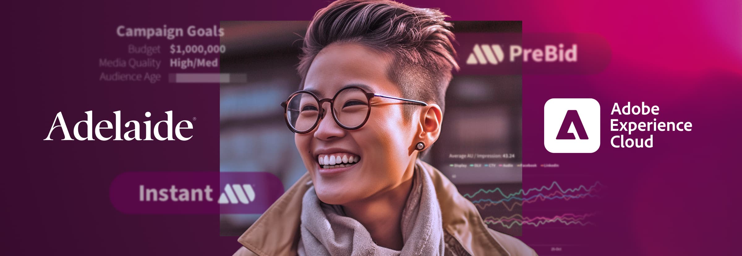 Adelaide partners with Adobe Advertising to launch InstantAU and pre-bid segments, optimizing programmatic campaigns with attention metrics for better outcomes