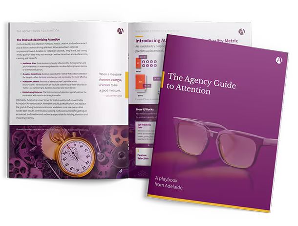 The Adelaide Agency Guide to Attention features real examples of how high-attention media improves efficiency & performance