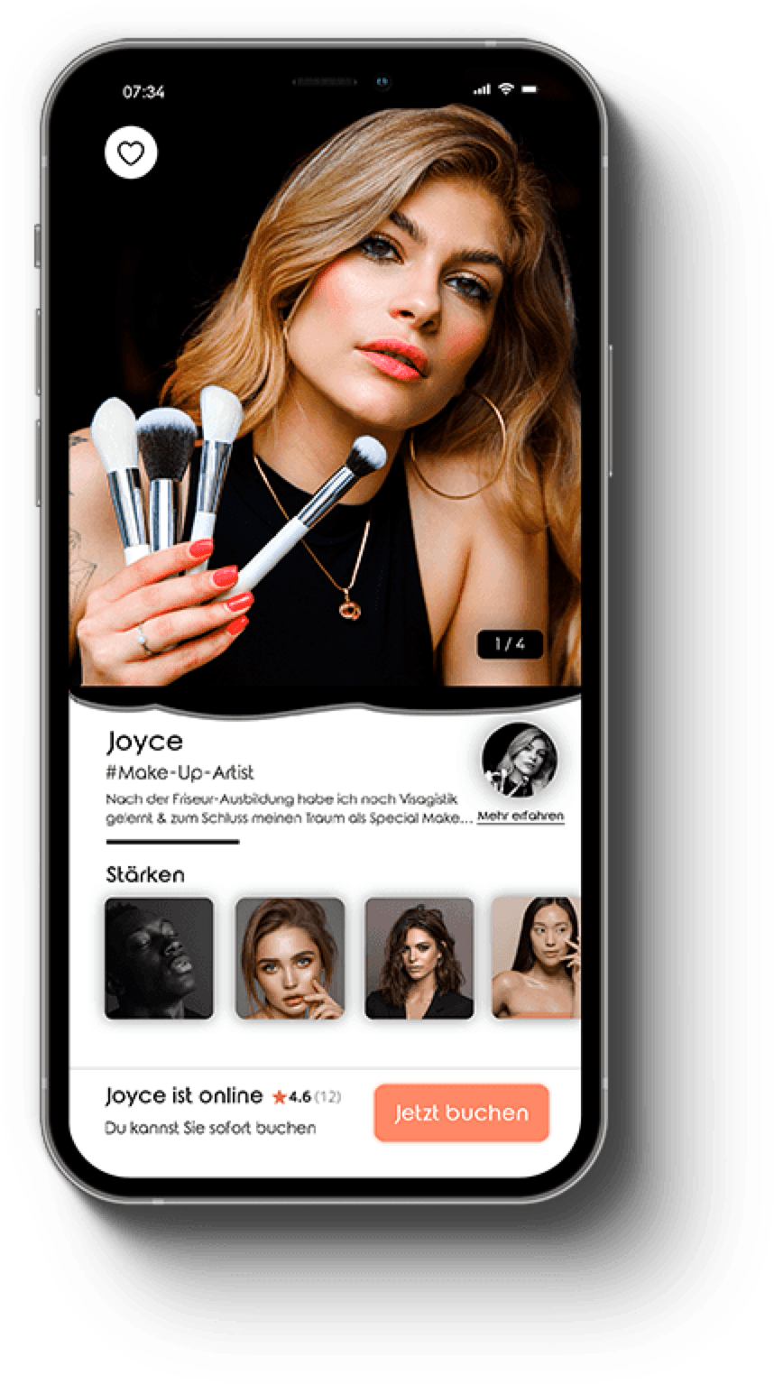 App Screenshot von Beautinda