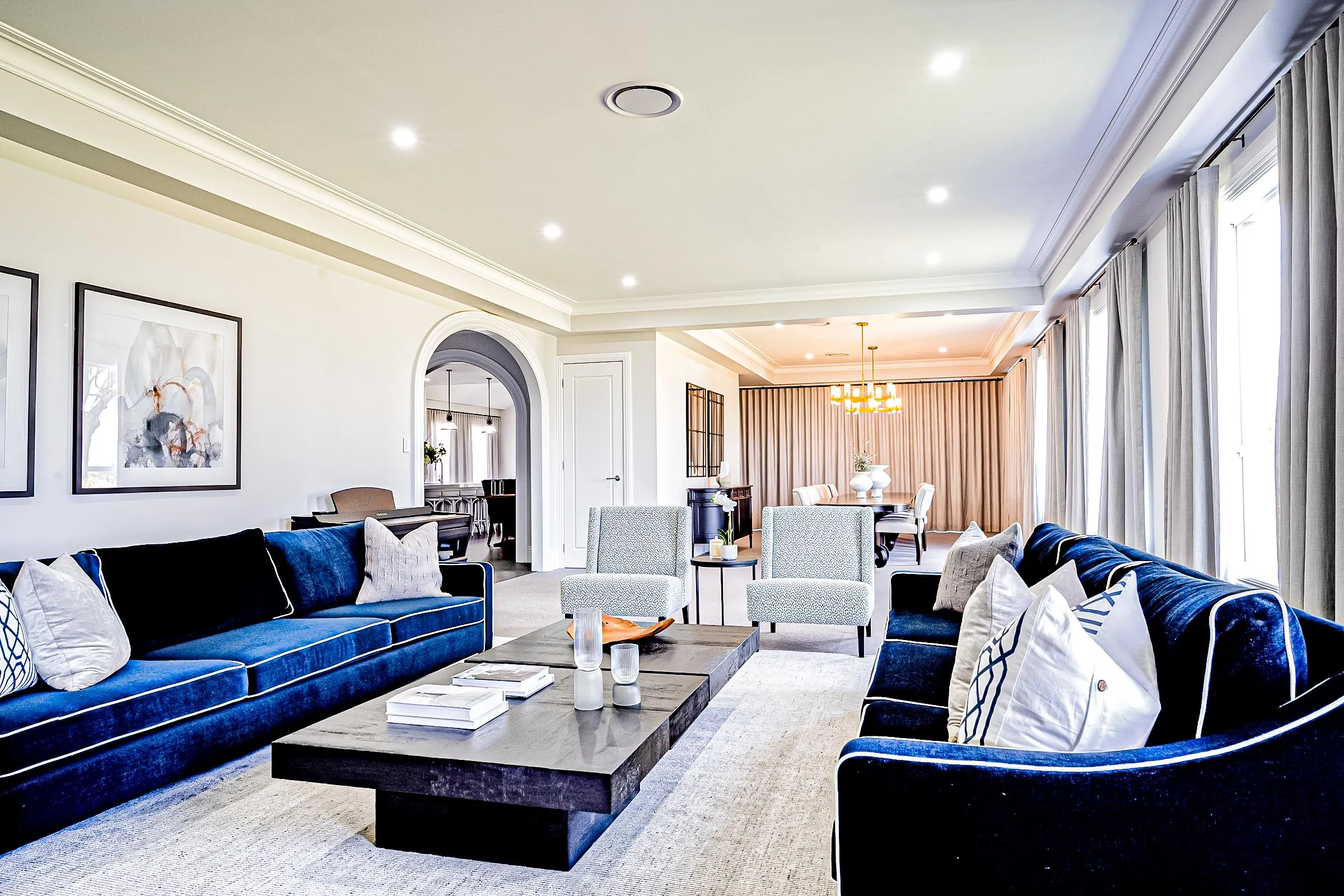 Home Builder Sydney Large Lounge Room Bazdaric Prestige