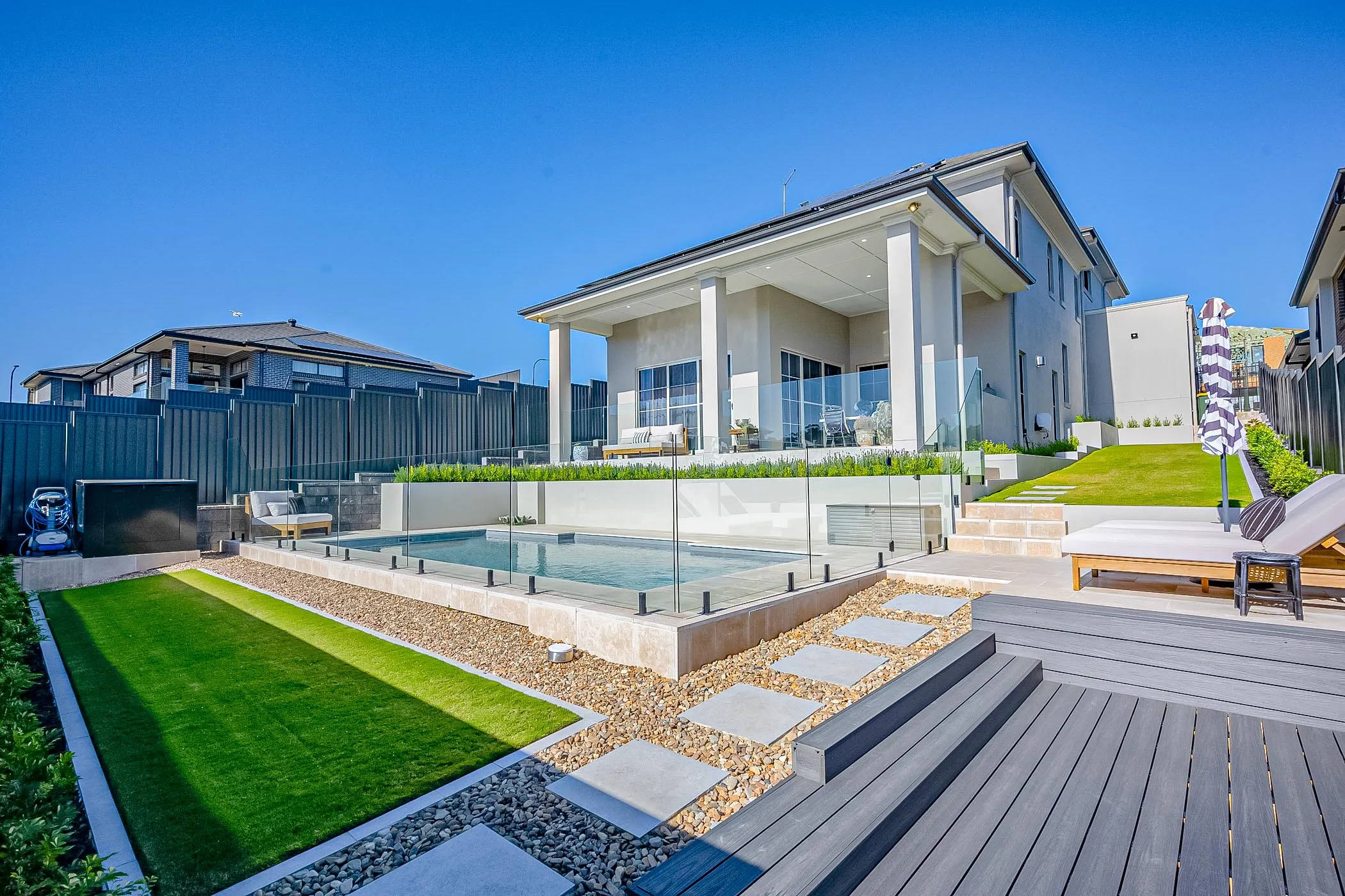 Provincial Home Builder Sydney Luxury Backyard Design Bazdaric Prestige