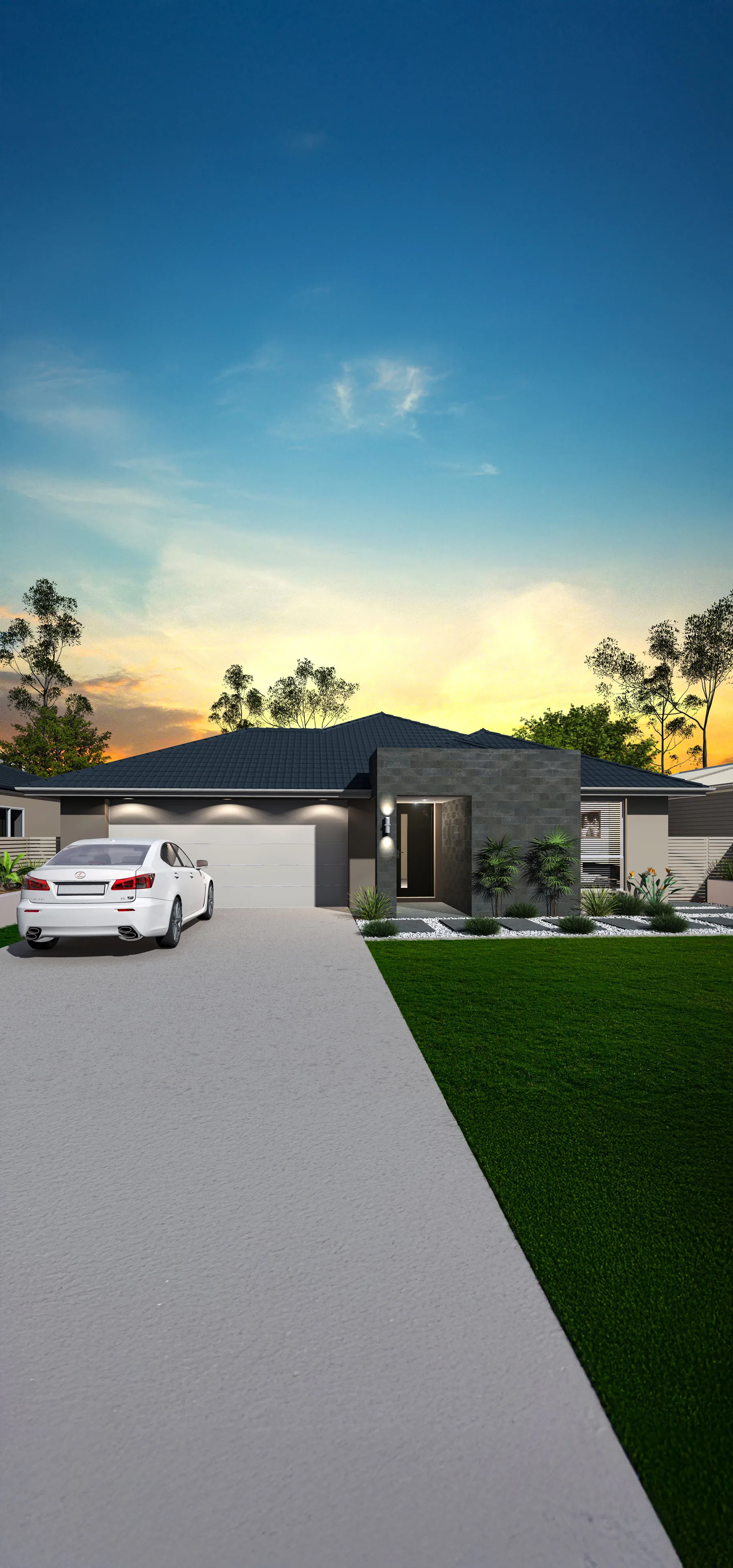 Luxury Custom Crafted Homes By Bazdaric Prestige Tanoak 3D House Design