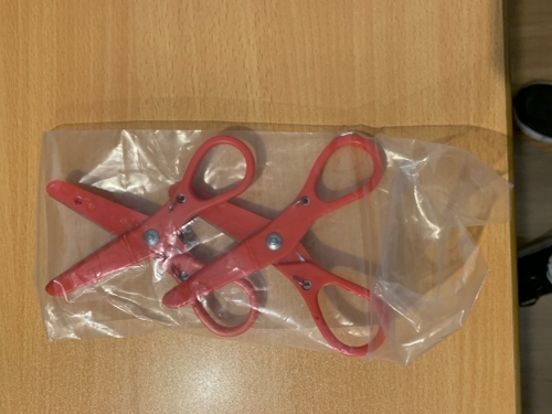 SPRING SCISSORS CRAYOLA RED