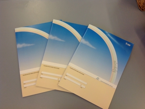 COLOUR DOTTED THIRDS EXERCISE BOOK 14MM