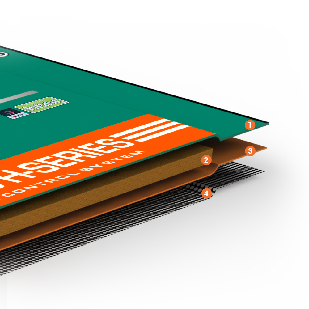 Cross section of Barrier and its Layers