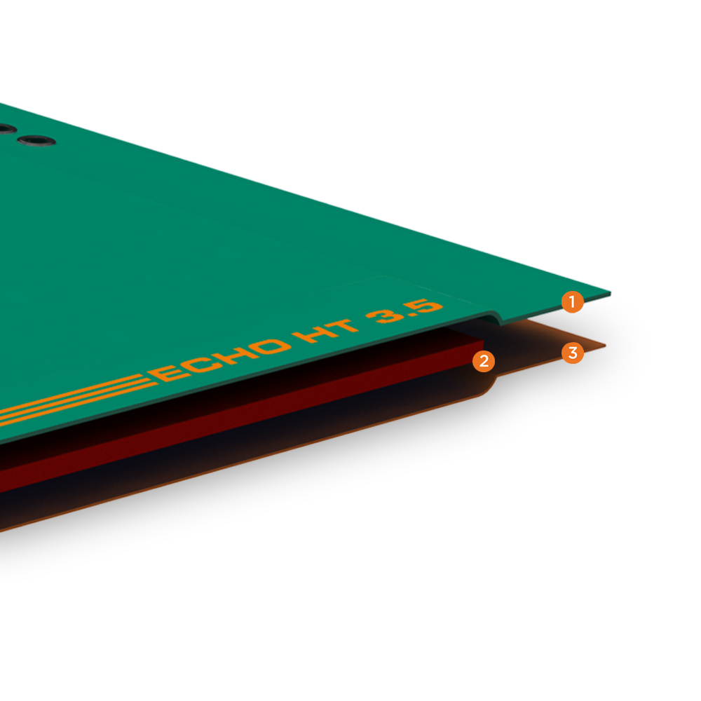 Secção transversal da Barreira e suas Camadas