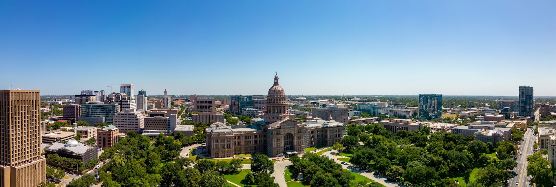 Austin Texas city skyline — Echo Barrier noise control solutions
