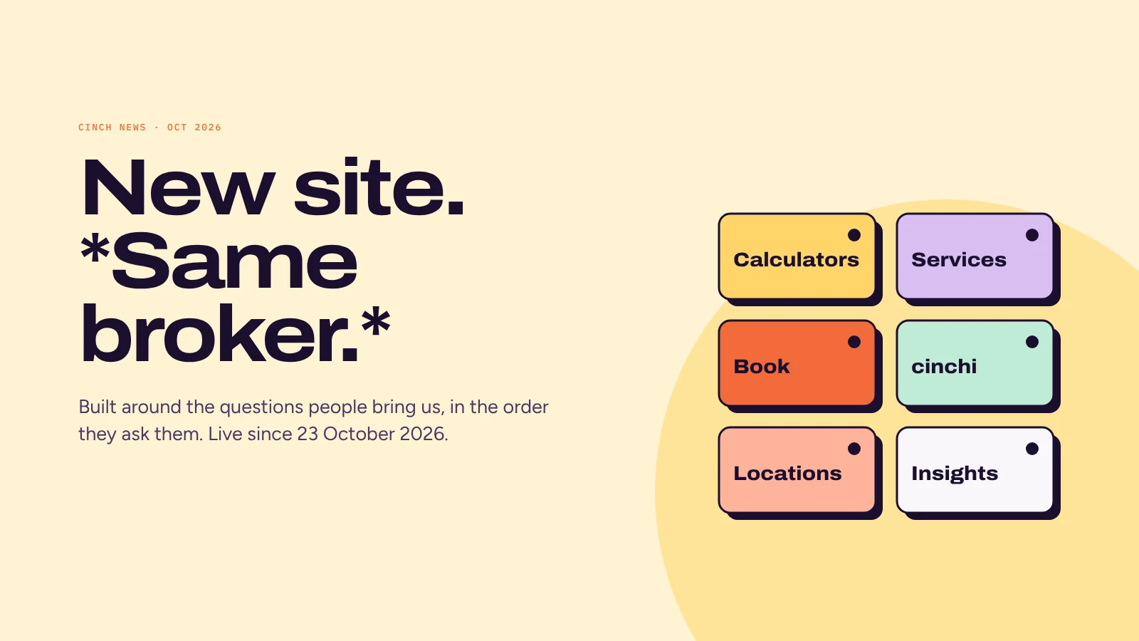 Cinch has a new home online. Here’s what’s changed