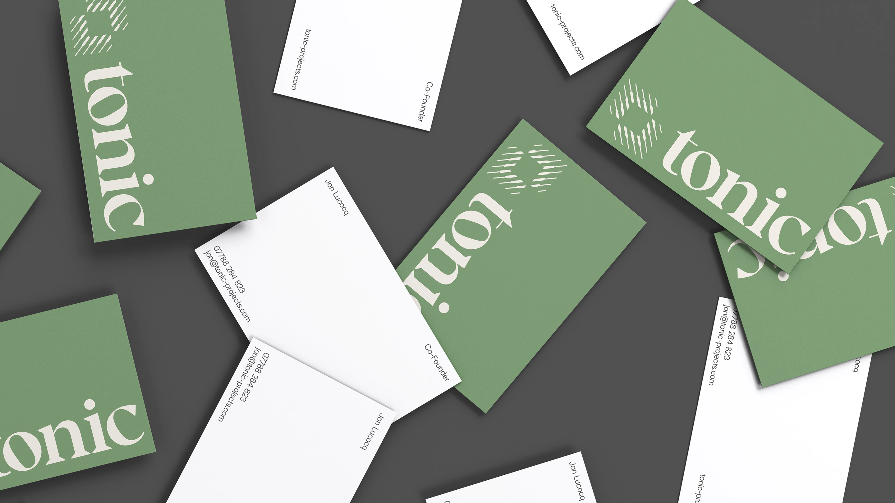 Tonic business card designs