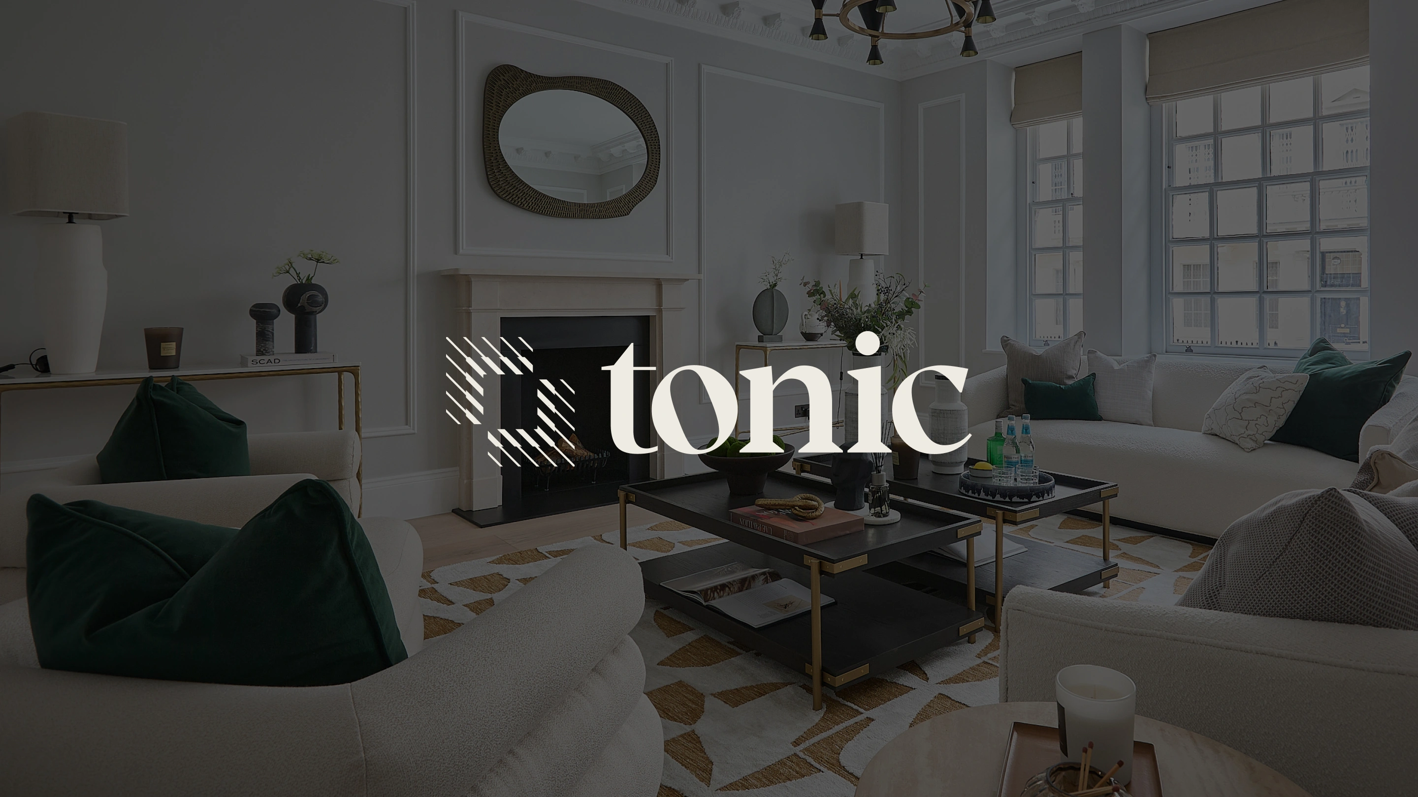 Tonic logo design and brand identity design. Designed by Freelance Graphic Designer, Jamie Gregory.