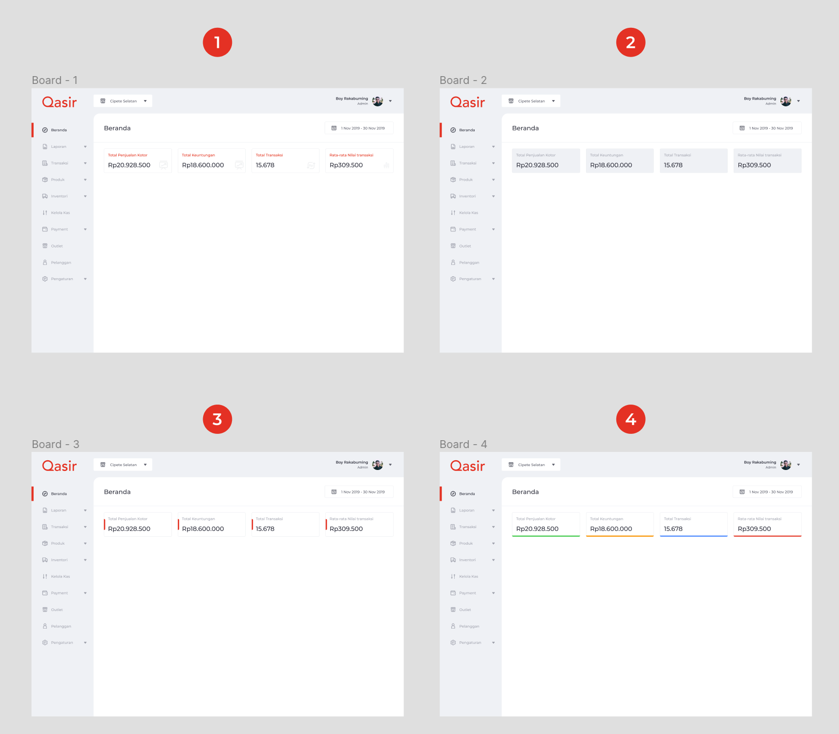 Redesign Qasir Webapp