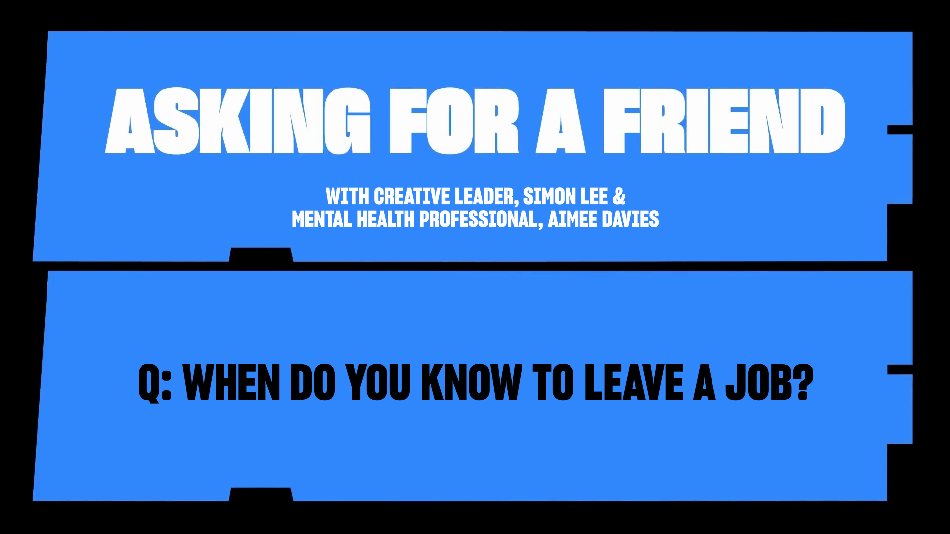 When do you know to leave a job?