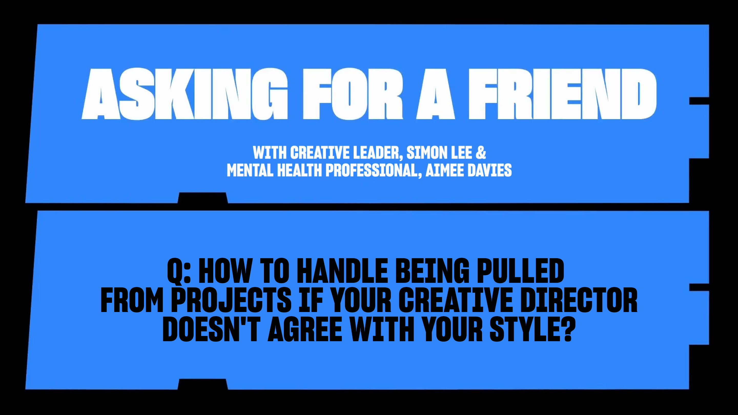 How to handle being pulled from projects if your Creative Director doesn't agree with your style?