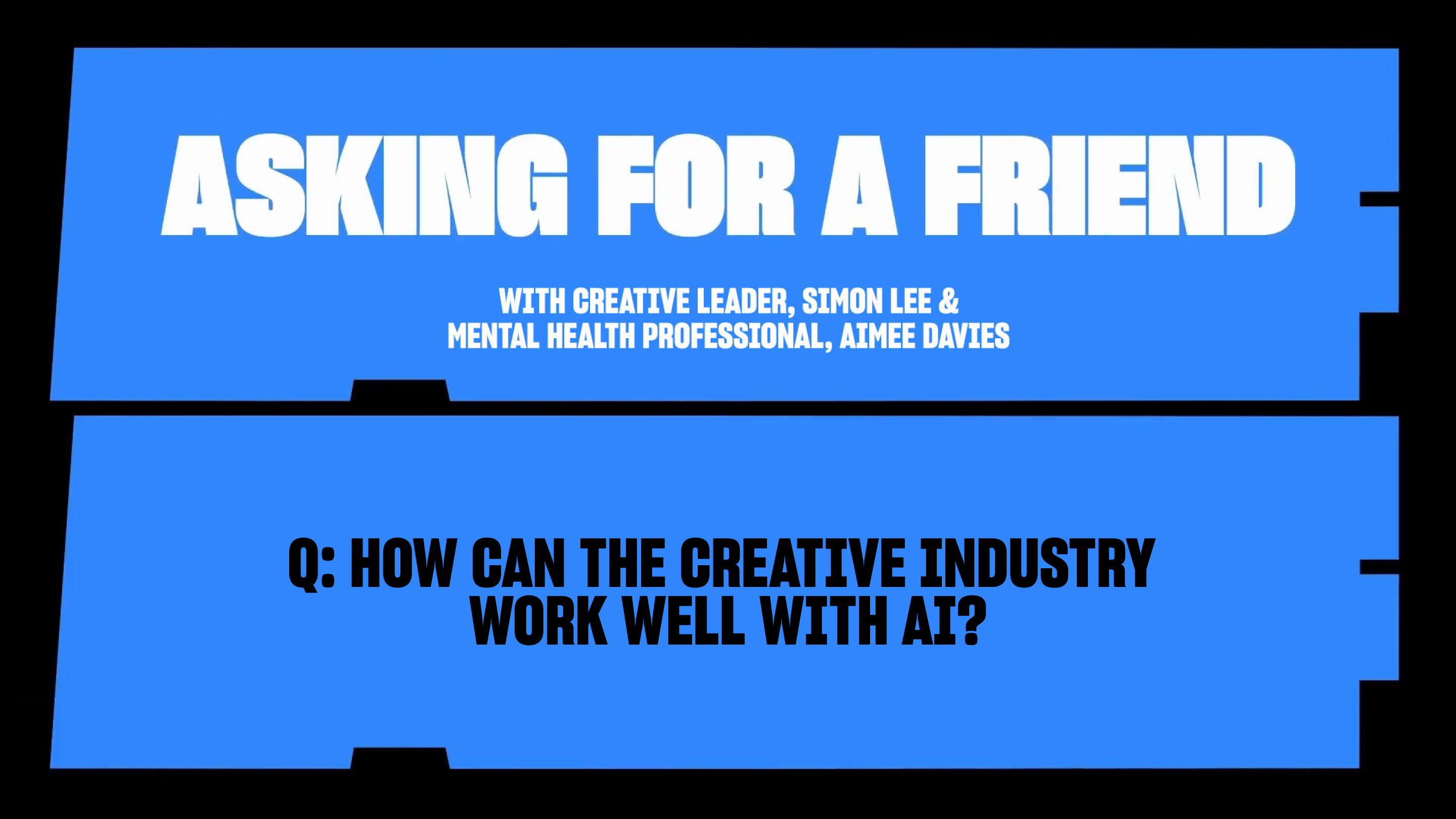 How can the creative industry work well with AI?