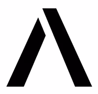 Minimal black Axiles logo on white background