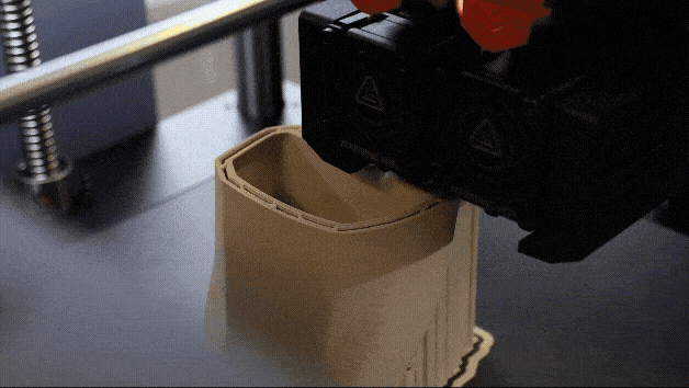 3D printing of a custom foot cover designed for Lunaris prosthetic foot