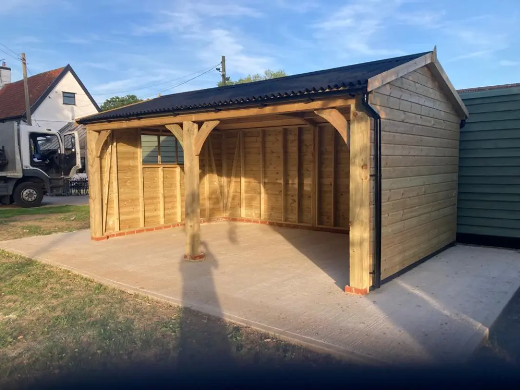 Building A Garage In Hampshire
