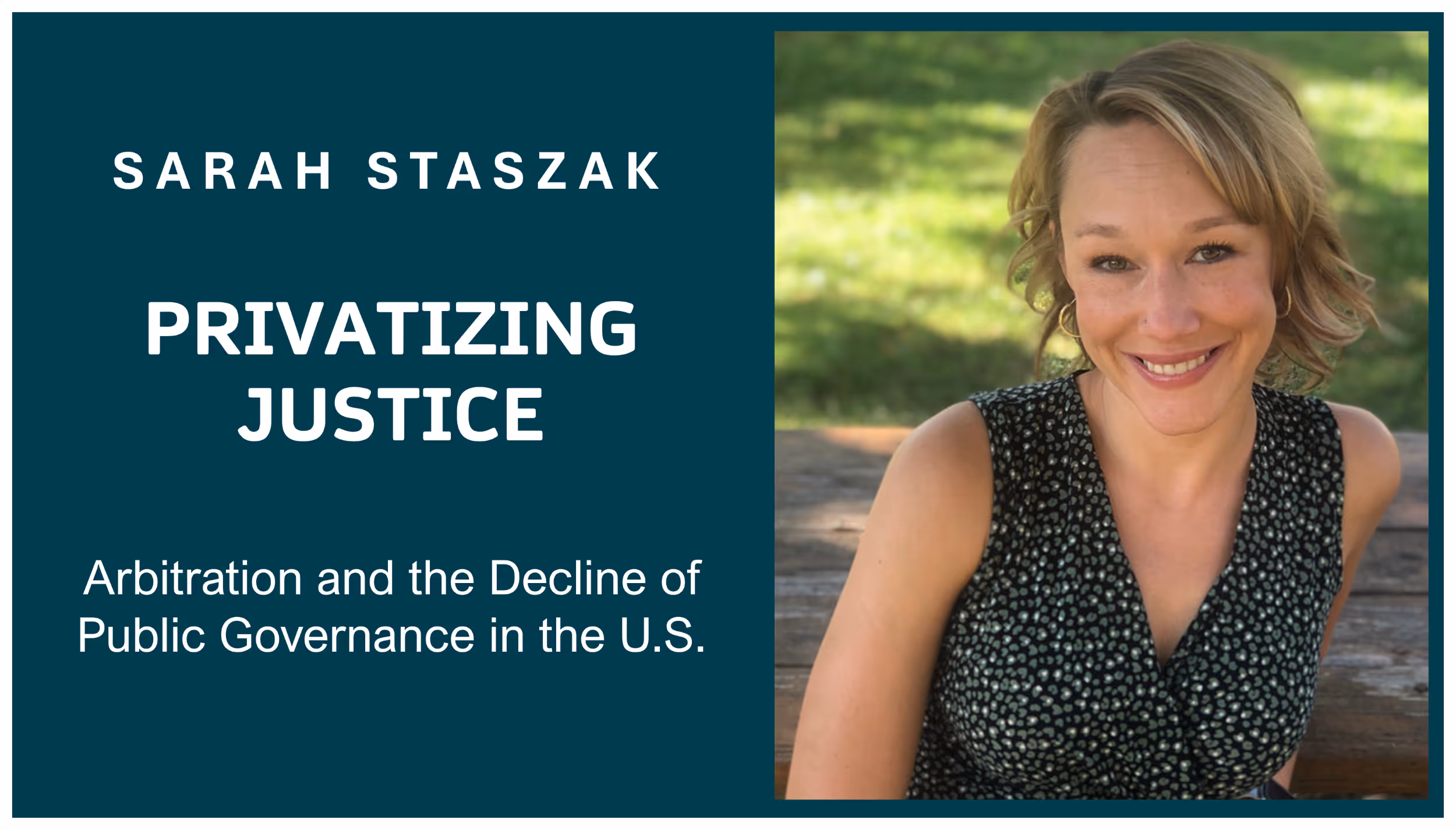 Introduction to the APE Blog’s Symposium on Staszak’s Privatizing Justice