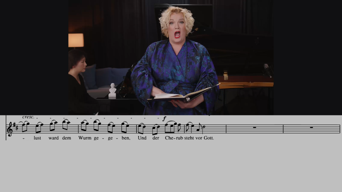 beethovens 9th symphony soprano part: practicing on ba-dup