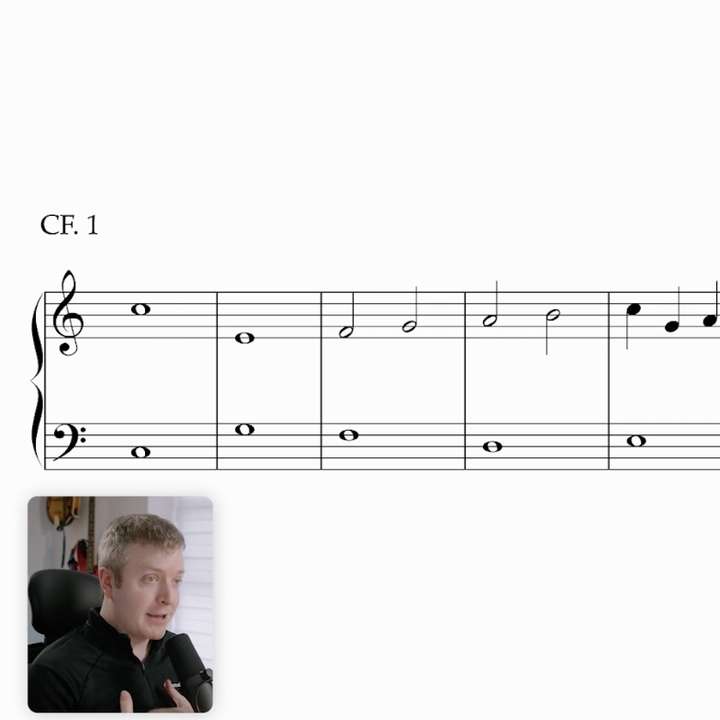 Two Melodies at Once, One Step at a Time