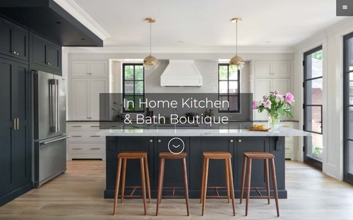 A modern Webflow website that showcases In Home Kitchen & Bath's renovation projects.