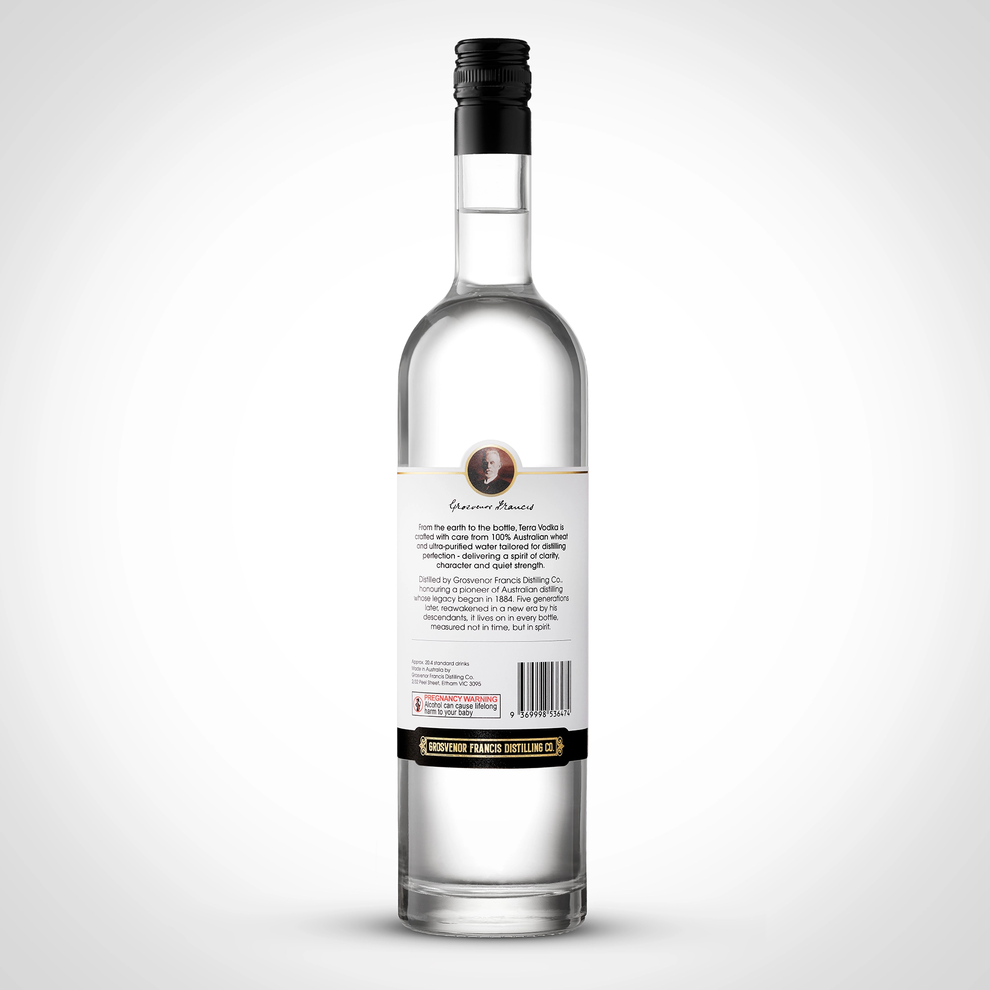 Packaging design Distillery Vodka Melbourne Australia