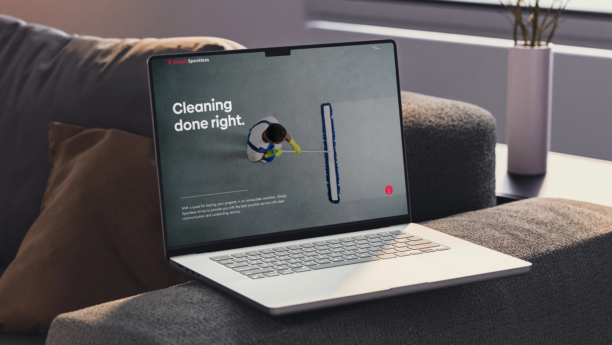 Simply Speckless Website Design - Adelaide Cleaner Company