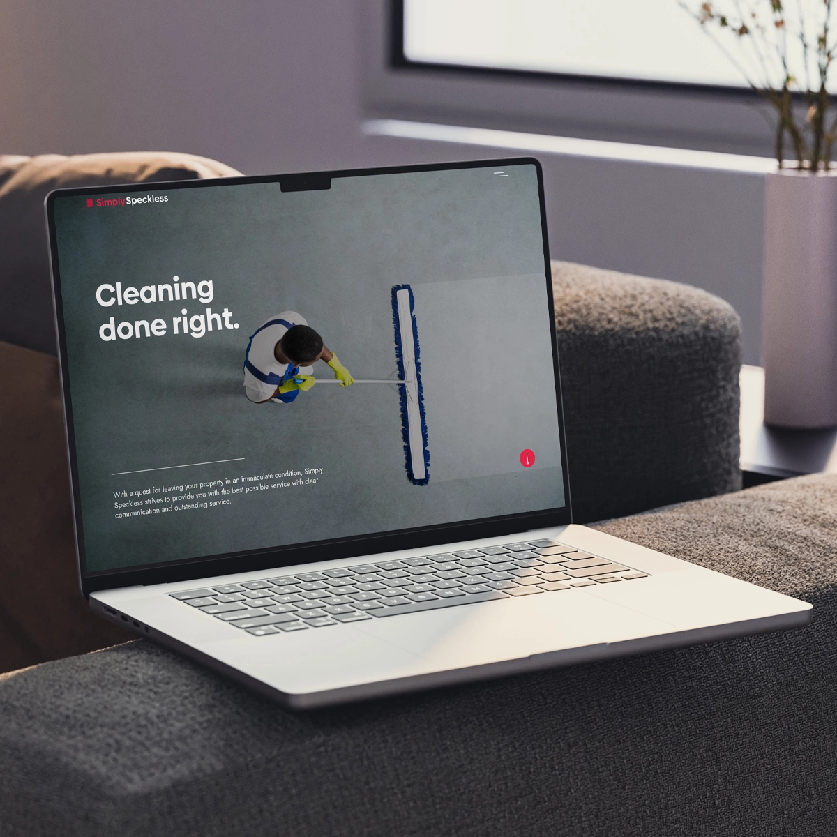 Simply Speckless Website Design - Adelaide Cleaner Company