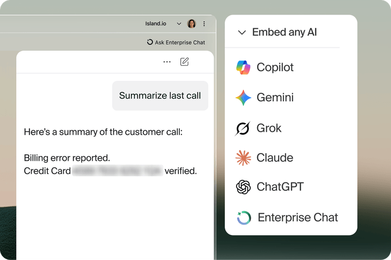 Enterprise AI Browser | Island