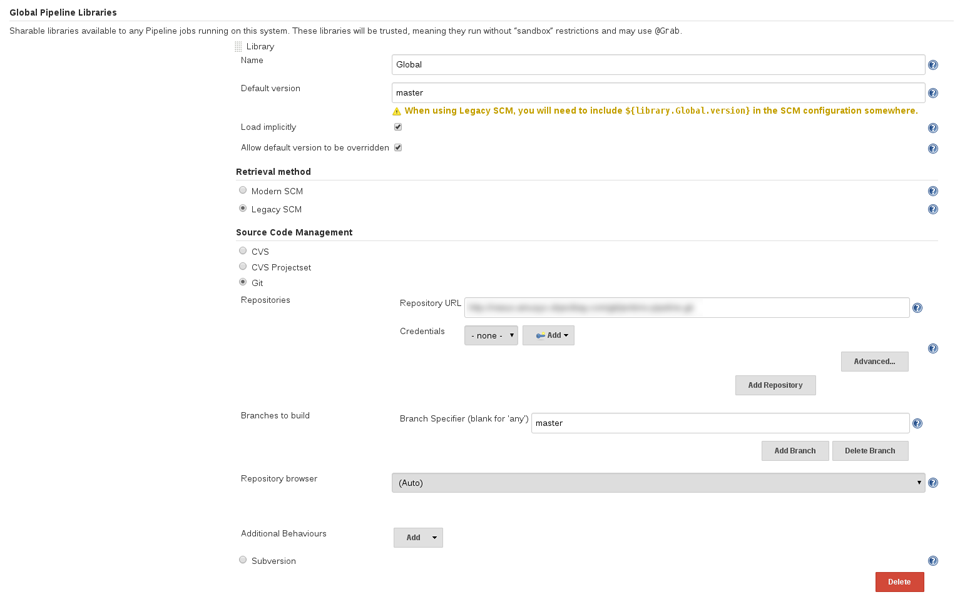 Jenkins Pipeline Plugin