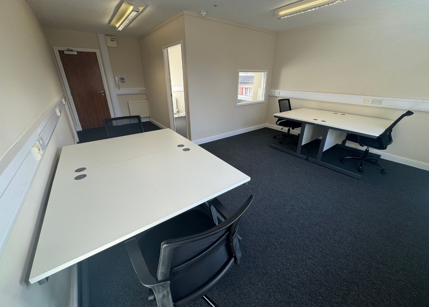 The colmore office looking towards the entrance door
