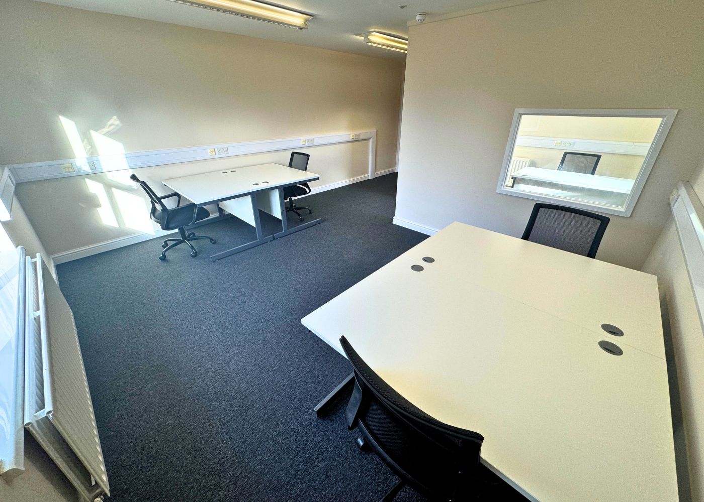 The colmore office with four desks