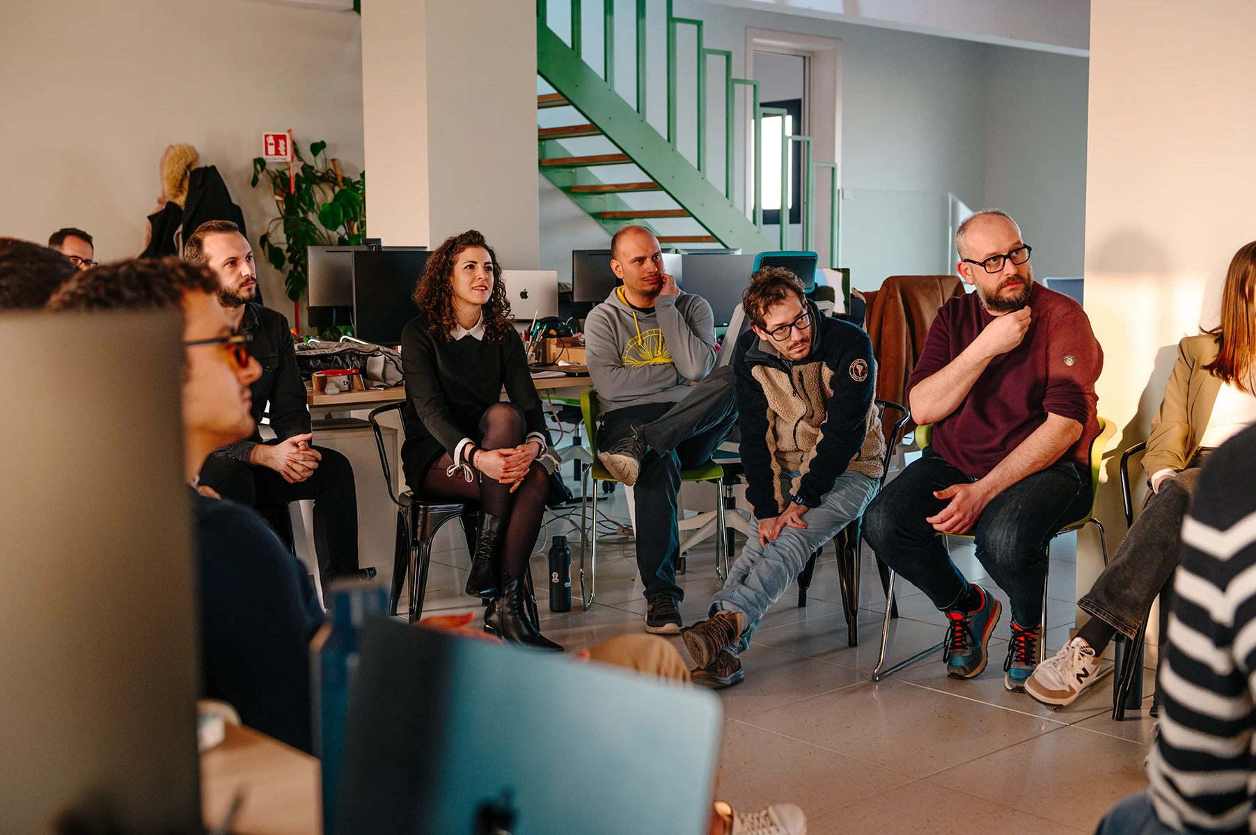 Team CloudFire durante un’attività di team building