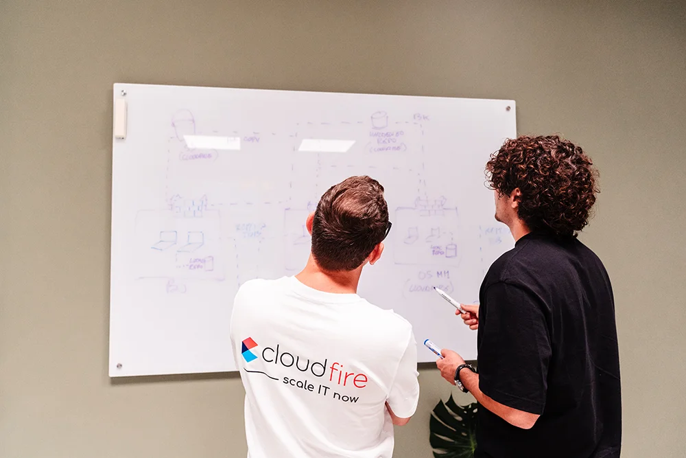 Cloud Engineers at work