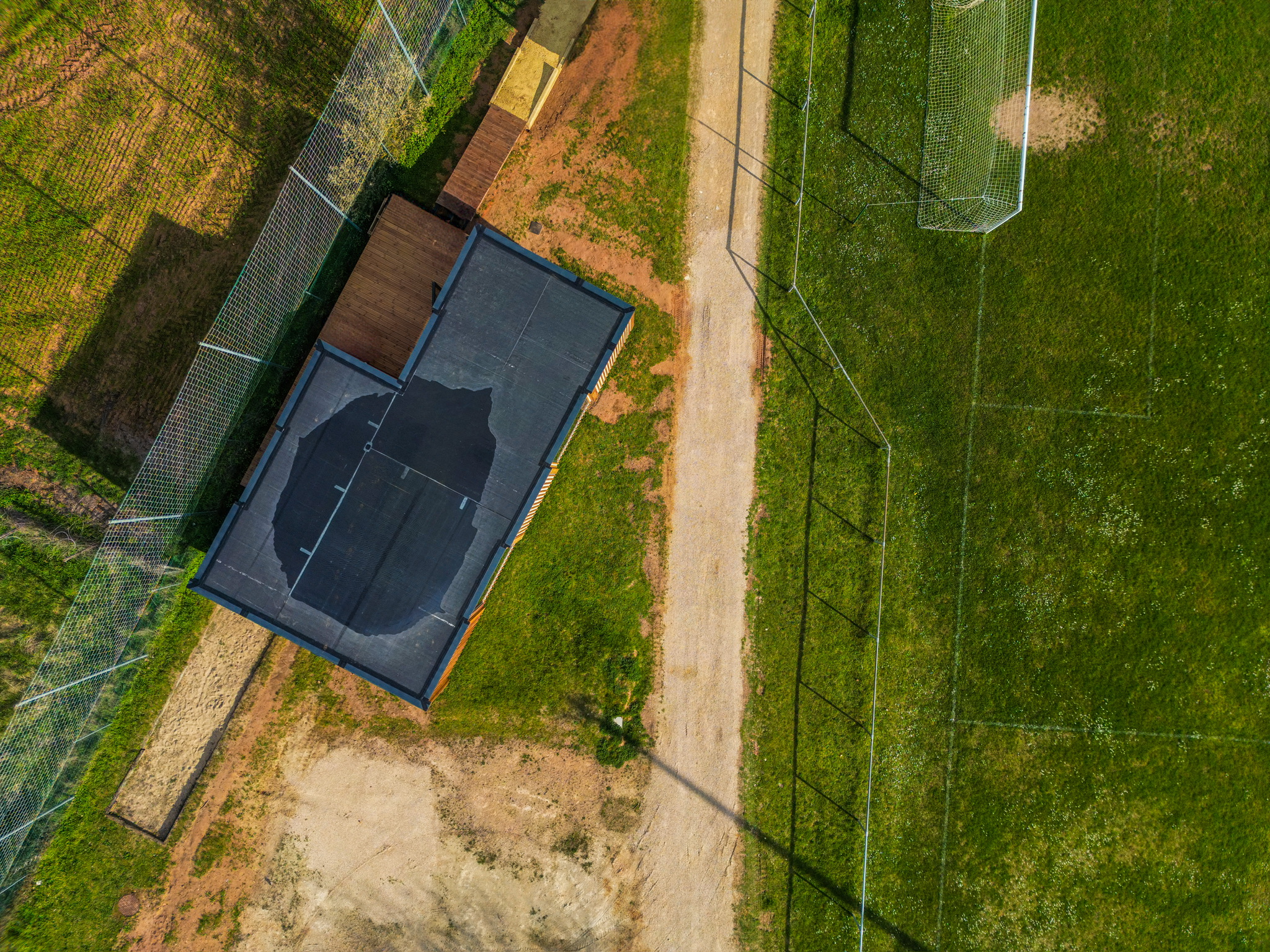 Frontonas local Moduléo vue aérienne