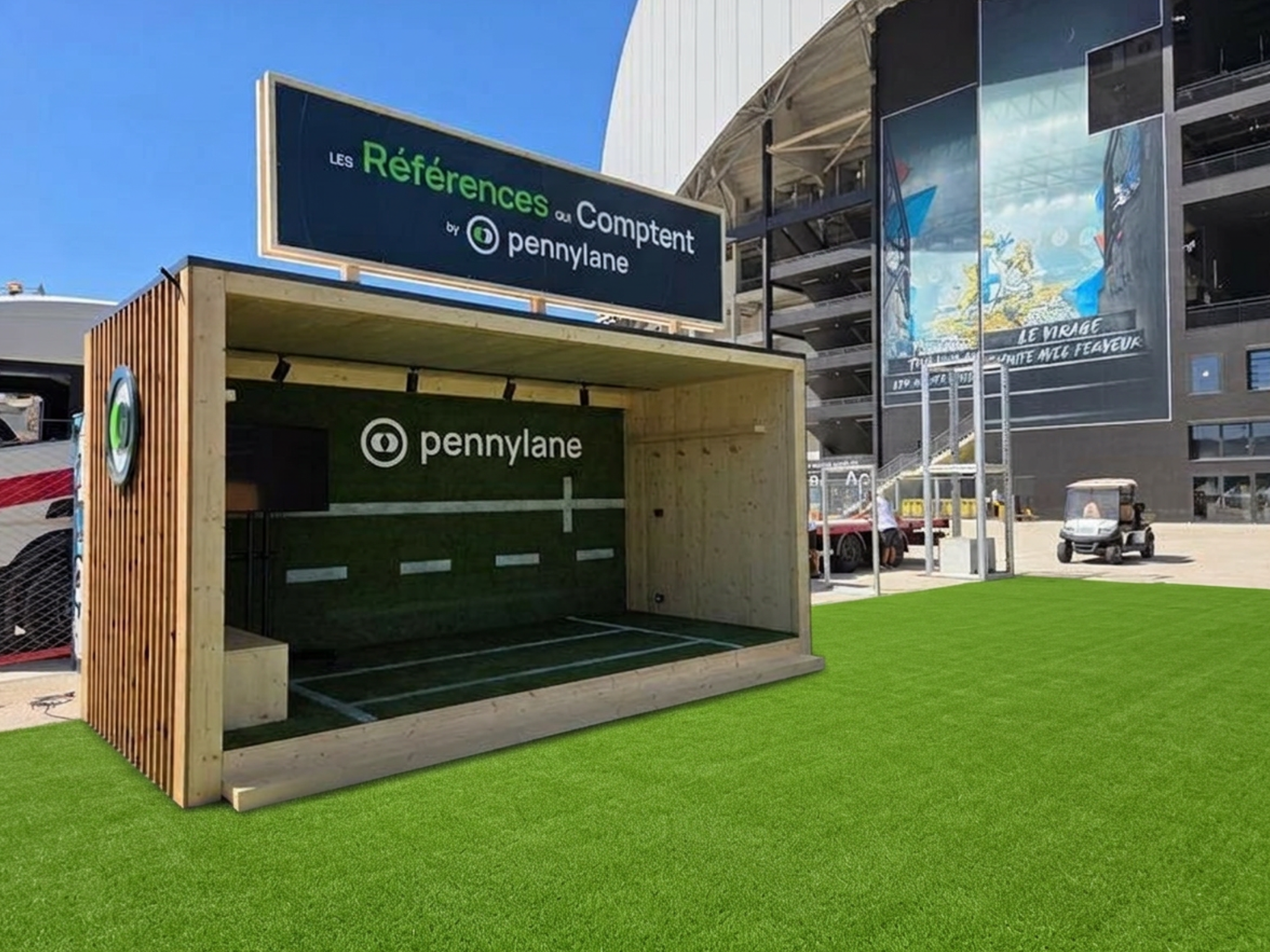 Moduléo évènementiel accueil VIP demi finale TOP 14 Pennylane Fan zone