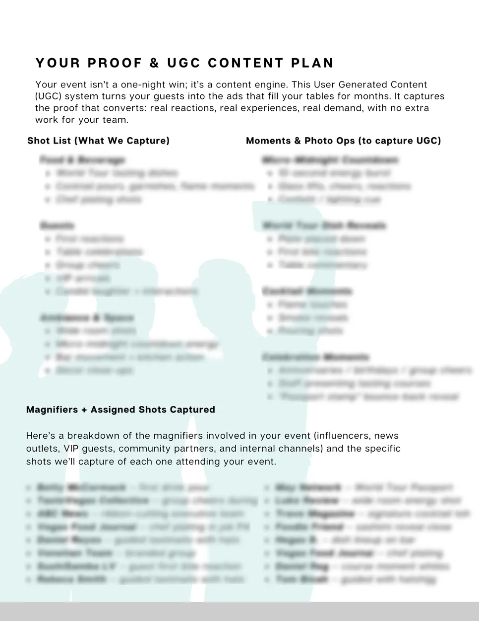 Capture customer created content that builds trust and generates sales at your event.