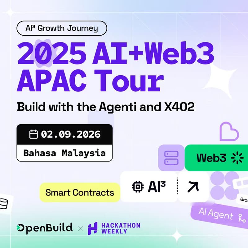 Cover Image for AI+Web3 Mini-Hackathon @KualaLumpur