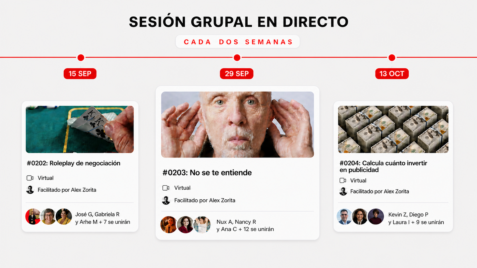 Foto de la reuniones del Club de La Corvata