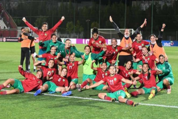Photo de l’équipe marocaine U17 féminine