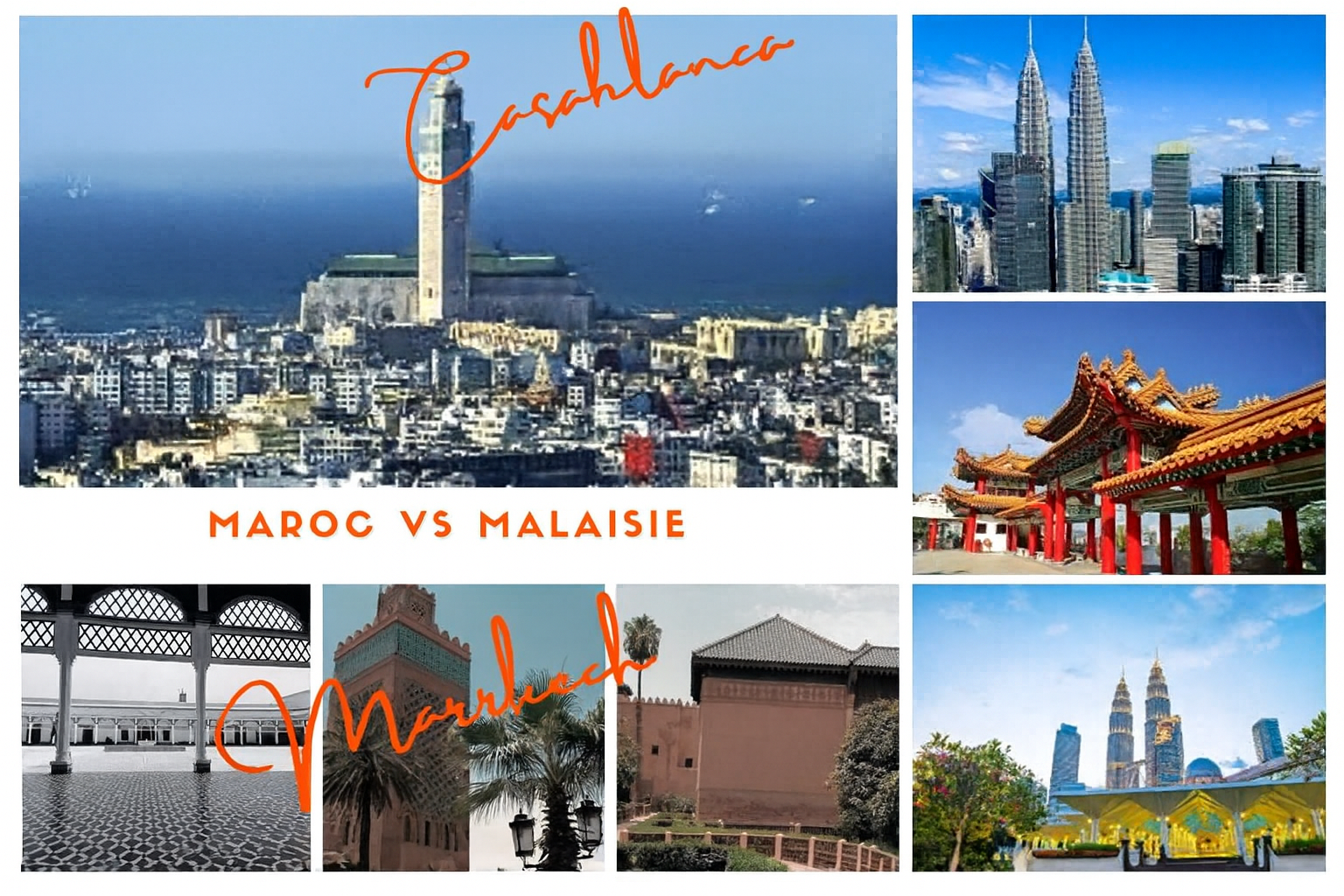 Casablanca et marrakech Vs Kuala Lumpur