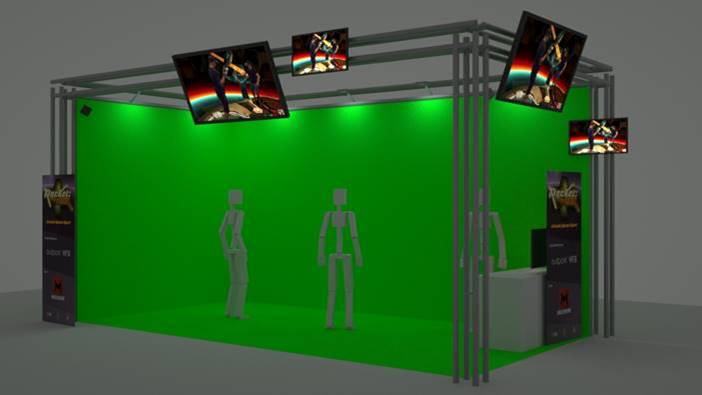 VRLA 2017 Racket:Nx Mixed-Reality Booth design