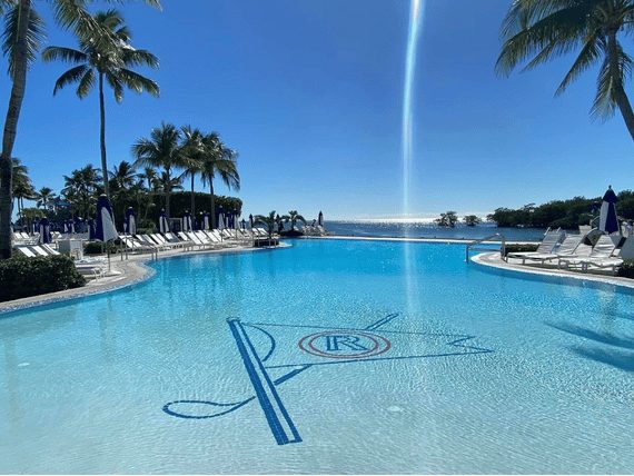 The pool at Ocean Reef Club