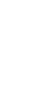 Arrow shape formed by a pattern of white circular dots on a transparent background.