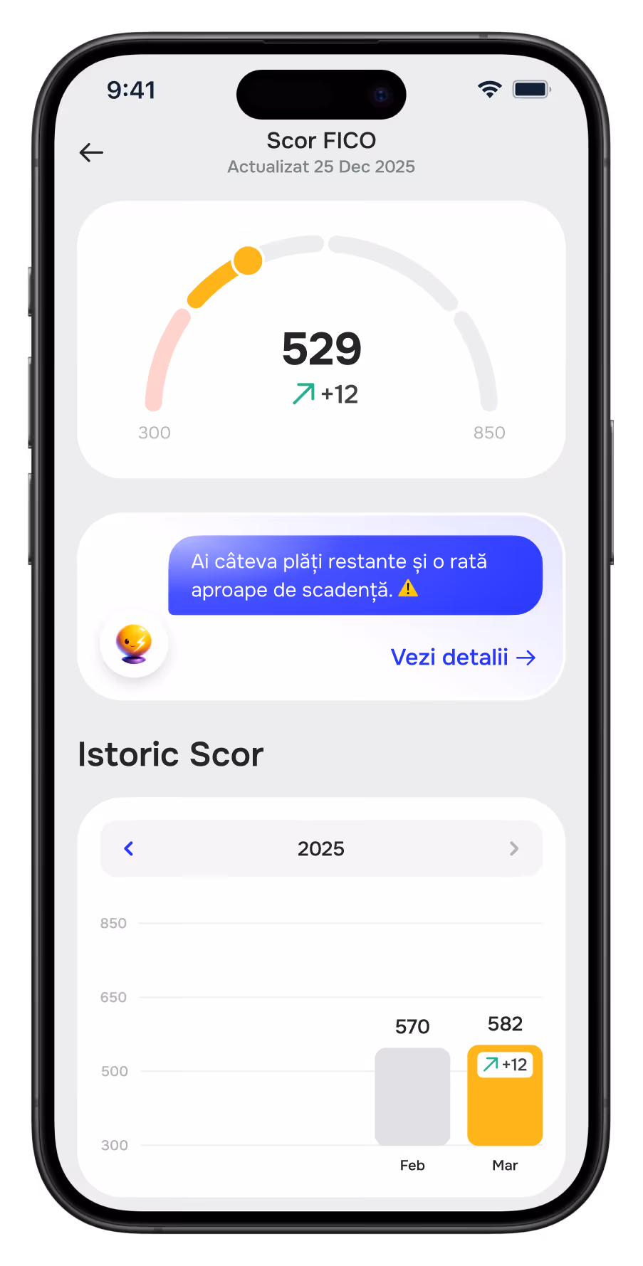 Telefon oferte si DAE pe baza scorului FICO